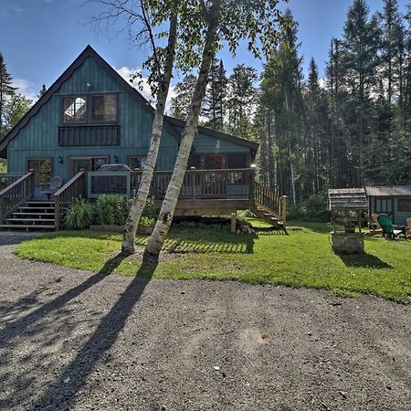 Lake Placid Chalet Deck And Forest Views! Bagian luar foto