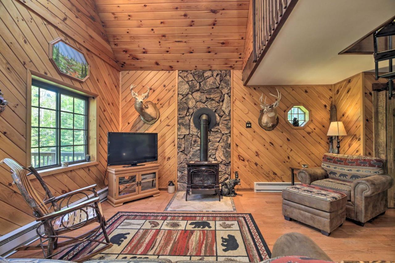 Lake Placid Chalet Deck And Forest Views! Bagian luar foto