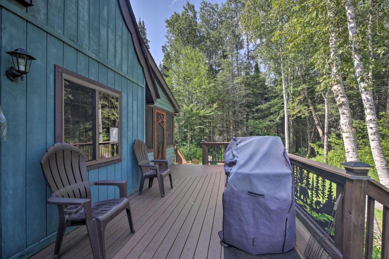 Lake Placid Chalet Deck And Forest Views! Bagian luar foto