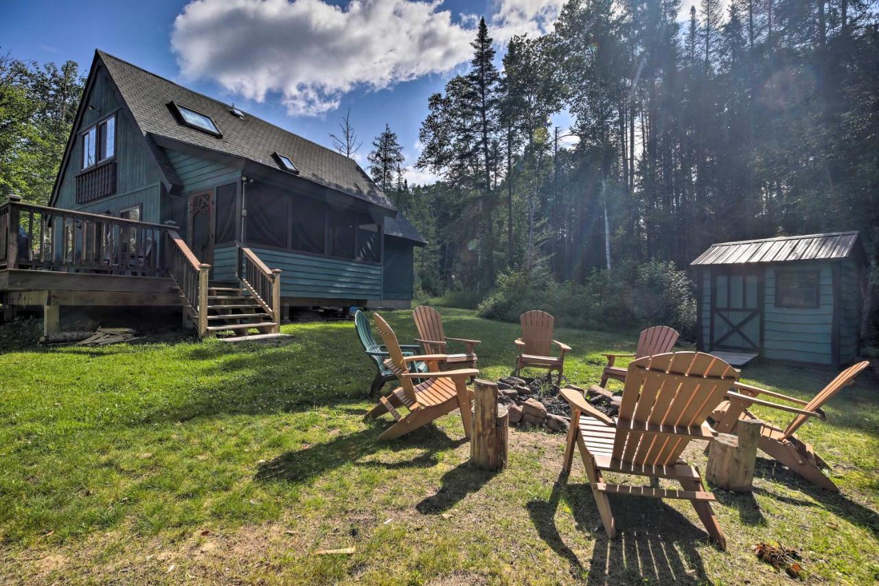 Lake Placid Chalet Deck And Forest Views! Bagian luar foto