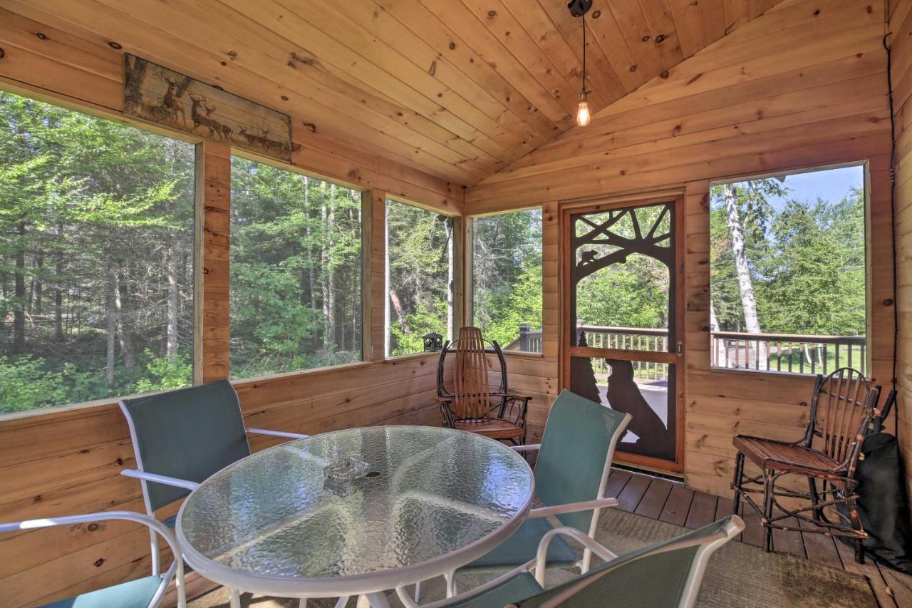 Lake Placid Chalet Deck And Forest Views! Bagian luar foto