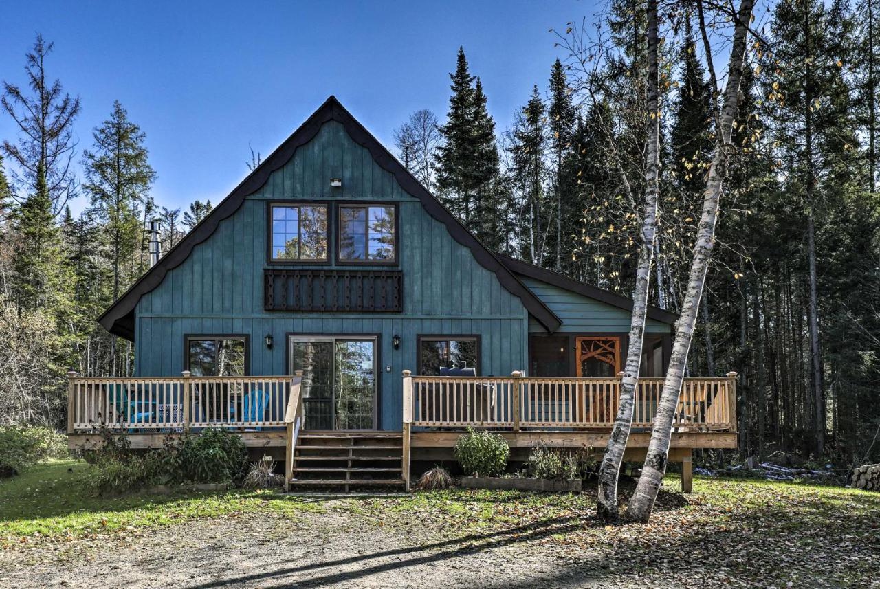 Lake Placid Chalet Deck And Forest Views! Bagian luar foto